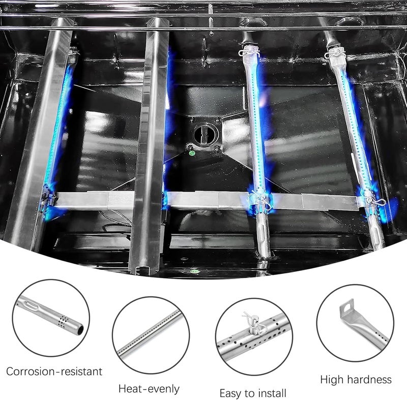 Charbrofire 463365021 Performance Grill Replacement Parts for Charbroil Grill Parts 4 Burner G327-2100-W1 Heat Tent G325-0002-W1 Char-Broil 463354021 463365522 463353021 463351021 463351221 G428-5102-W1 - Image 2